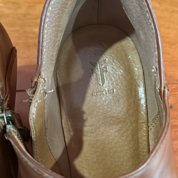 Frye Women's Reed Shootie Ankle Boot Caramel size 9 - Picture 7 of 12
